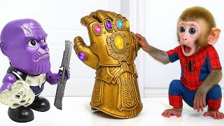 Monyet Kecil Bon Bon Mendapat Sarung Tangan Kekuatan & Bertarung dengan Thanos!