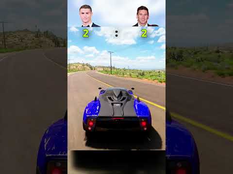 Cristiano Ronaldo VS Lionel Messi ( forza horizon 5 ) #shorts
