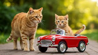 The Kitten, the Car, and the Dream 🐾 | Cat Video That’ll Melt Your Heart