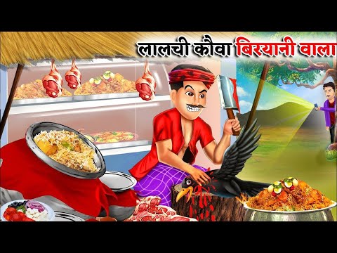 kahani लालची कौवा बिरयानी वाला | Saas Bahu | Hindi Kahaniyan | Moral Stories | Bedtime stories|story