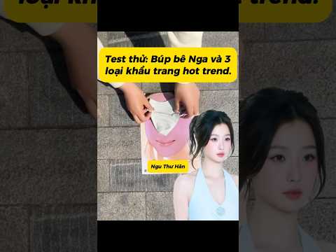 Test khẩu trang chống nắng của đỉnh lưu Cbiz #reviewvui #lamdep #skincare #genz