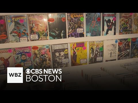 YouTube video thumbnail: Comic Book Collector Turns Passion Into Career With New Shop in Massachusetts