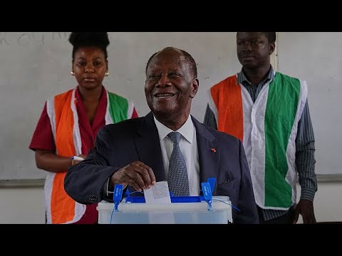 YouTube video thumbnail: Ivory Coast's Alassane Ouattara Wins Reelection With 89.77% Votes