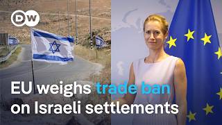 YouTube video thumbnail: EU Backs Plan to Ban Trade With Israeli Settlements