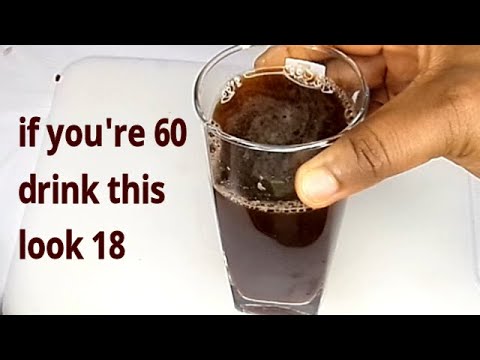 YOU'RE 60 YEARS THIS DRINK WILL RETURN YOUR AGE HEALTHY LIVER BRIGHTER VISSION