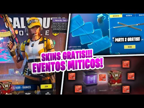 ESPADA GRATIS + MANTA RAY GRATIS EVENTOS NUEVOS PARA LA MITICA GRATIS COD MOBILE | Dimitry