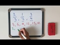 Ordering and Converting Fractions