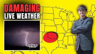 🔴 LIVE: Tracking Severe Storms Across Texas & Oklahoma