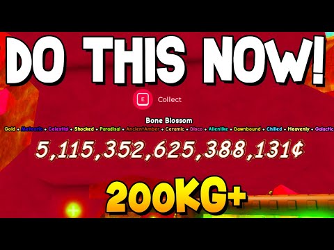 How To GROW HUGE BONE BLOSSOM in GROW A GARDEN! (Bone Blossom Method Guide) ROBLOX