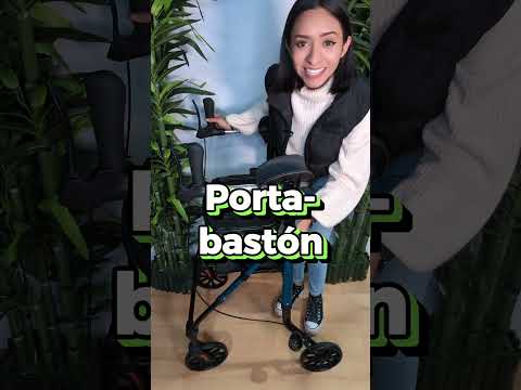  Rollator de Aluminio para Uso Interior, Color Azul Metálico