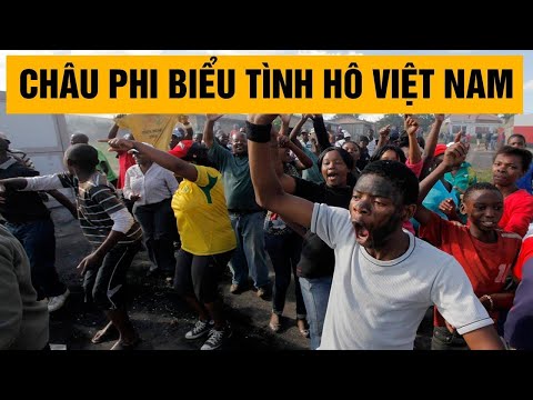 Kỳ lạ Châu Phi biểu tình lại đi hô vang Việt Nam ?