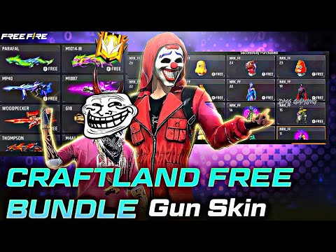 FREE FIRE CRAFTLAND CODE ALL BUNDLE FREE ☠️|| FREE FIRE NEW UPDATE