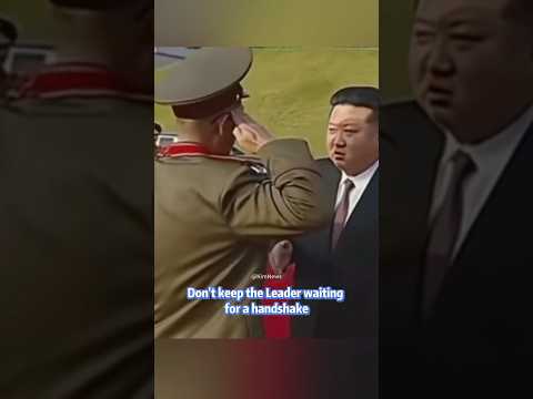 Don’t keep the Leader waiting for a handshake 🇰🇵  #kimjongun #northkorea #shorts