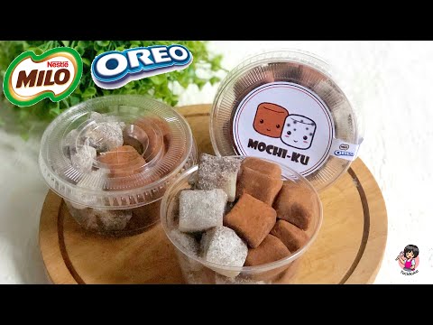 SUPER EASY!! Milo n Oreo Mochi❤️ Chewy n Yummy! Plus ide buat jualan❤️