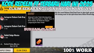 KODE REDEEM FREE FIRE TERBARU 22 JULI 2025 HARI INI‼️