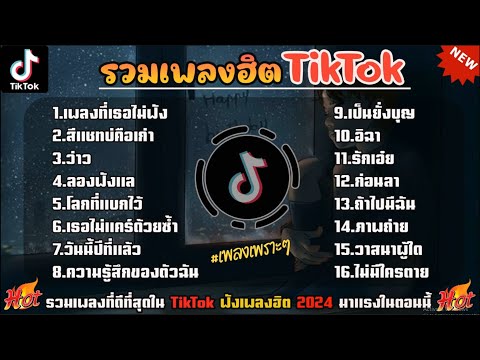 รวมเพลงฮิตในTikTokเพลงใหม่มาแรง2024 รวมเพลงดังในTikTok  เพราะๆ 1 ชั่วโมง