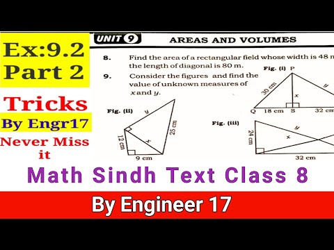 Exercise 9.2 b| Chapter 9 | Pythagoras theorem | Class...