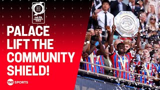 FULL TROPHY CELEBRATIONS! Crystal Palace lift the FA Community Shield! 🏆