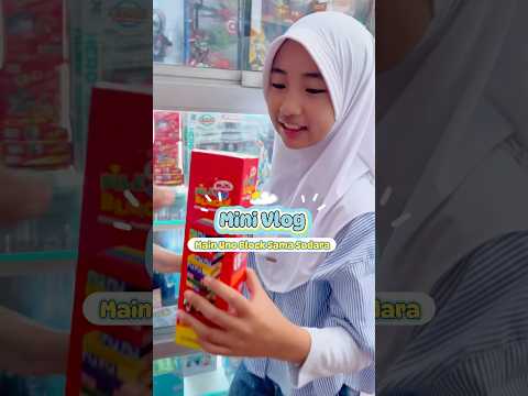 DAILY VLOG NOURA MAIN GAME UNO BLOCK SAMA SODARA #game