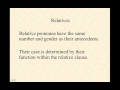 Exploring Relative Pronouns and Clauses in Latin