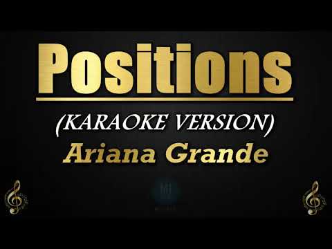 Positions – Ariana Grande (Karaoke/Instrumental)