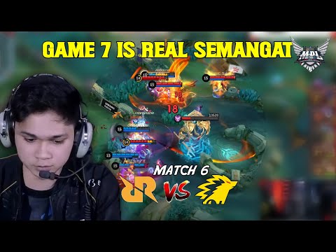 GAME 7 IS REAL! RRQ VS ONIC MATCH 6 MPL FINAL