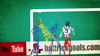 ⚽🏆:::GOLES ANIMADOS::::📽️🎬 Gol de Falcao al Chelsea - Supercopa de Europa 2012