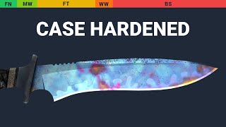 Classic Knife Case Hardened Wear Preview