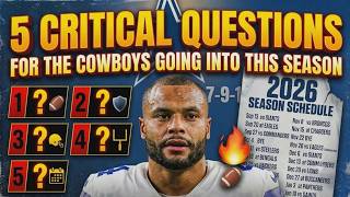 5 Critical Qestions for the Cowboys in 2026 that can Make or Break