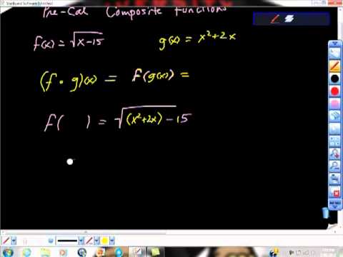 Precalculus Composite Functions and Domain College Math