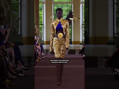 Crazy before and after #couturefashion #fashion #schiaparelli #designer #runway #fashionweek