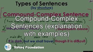 Compound-Complex Sentences (explanation with examples)