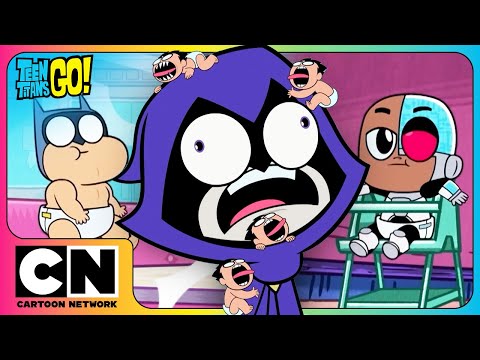 👶 🤯 Top 5 Baby Moments - Teen Titans Go! | Cartoon for Kids | Cartoon Network Asia