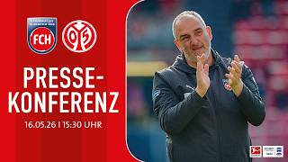 Die Pressekonferenz nach dem Spiel gegen Mainz