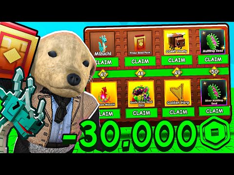 COMPRE EL GAME PASS DE GROW A GARDEN Y LO COMPLETE AL 100%