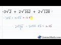 Operations with Radicals and Like Terms