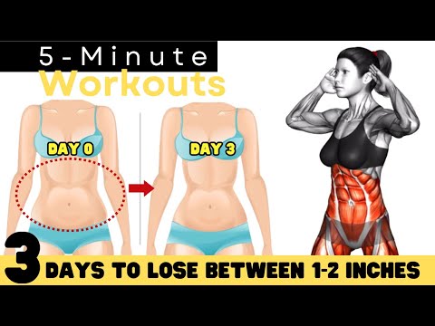 5 Minute STANDING ABS Workout ✔ Lose Your BELLY FAT in 3 Days!