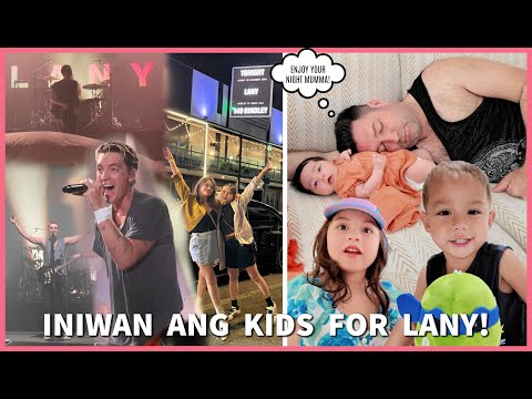 FIRST TIME KO IWAN ANG TATLONG KIDS KAY MISTER! LANY CONCERT IN ADELAIDE! ❤️ | rhazevlogs