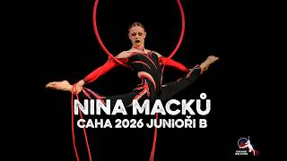 Nina Macků - CAHA 2026 - JUNIOŘI B