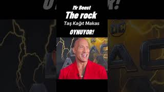 Mrbeast & THE Rock - Taş Kağıt Makas Oynuyor! ( MrBeast Türkçe Dublaj ) #mrbeast #keşfet #shorts