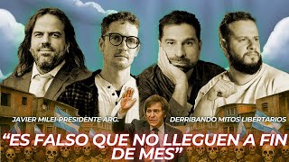 FALACIAS de Javier Milei:  Santiago Armesilla, Ruzzarin, Guido Agostinelli y Nahuel Michalski.