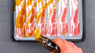 É por isso que você deve colocar xarope de bordo no bacon
