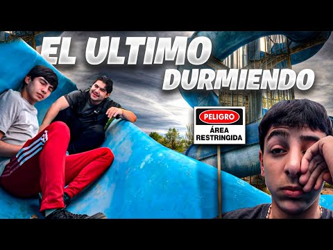 DORMIMOS EN UN LUGAR CLAUSURADO⚠️ “el último durmiendo”