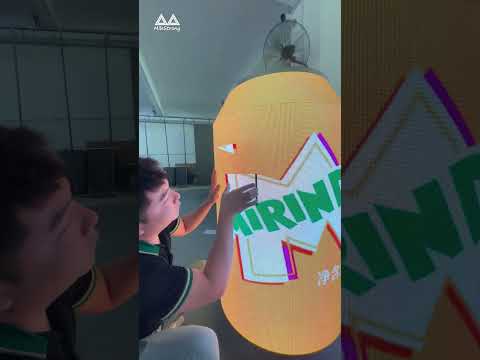 Break the traditional billboards and enhance the attractiveness of products#cans #displaydesign