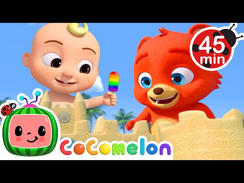Animal Fun on the Beach! 🏖️☀️ Summer Songs Compilation + CoComelon Nursery Rhymes for Kids 🍉🎵