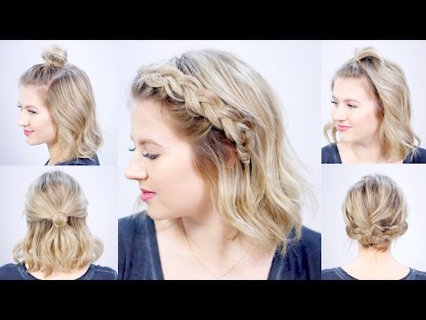FIVE 1 MINUTE SUPER EASY HAIRSTYLES | Milabu