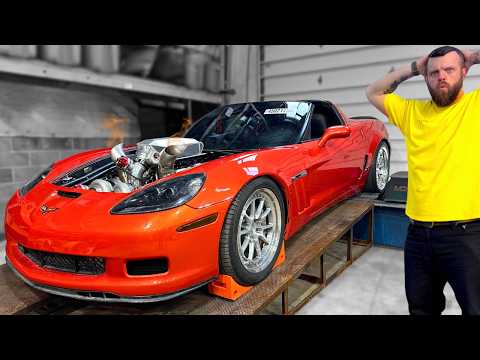 We Twin Turbo’d A Totaled Corvette!