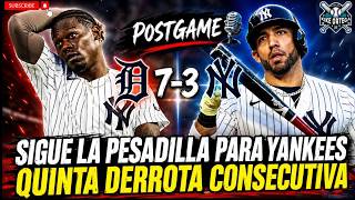 🚨 ¡SE HUNDEN LOS YANKEES! Cinco derrotas al hilo 😱 | Detroit TIGERS con TRIUNFO en el Bronx