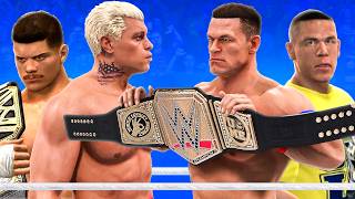 I Refereed John Cena vs Cody Rhodes in Every WWE Game!