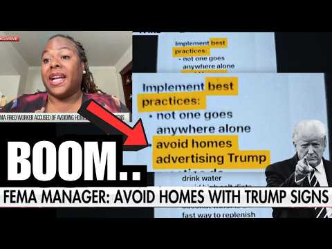 Donald Trump Was RIGHT... AGAIN!! Fired FEMA Supervisor Tells The Truth